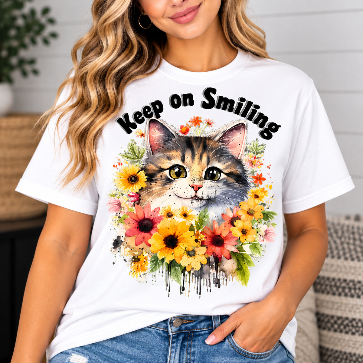 CAT KEEP ON SMILING