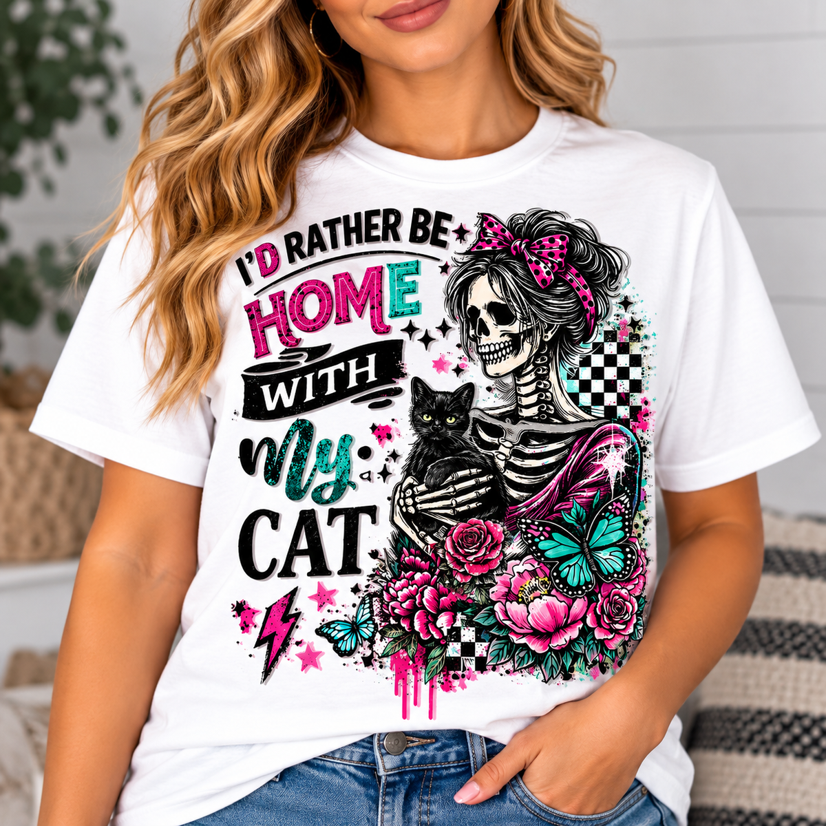 HOME WITH MY CAT