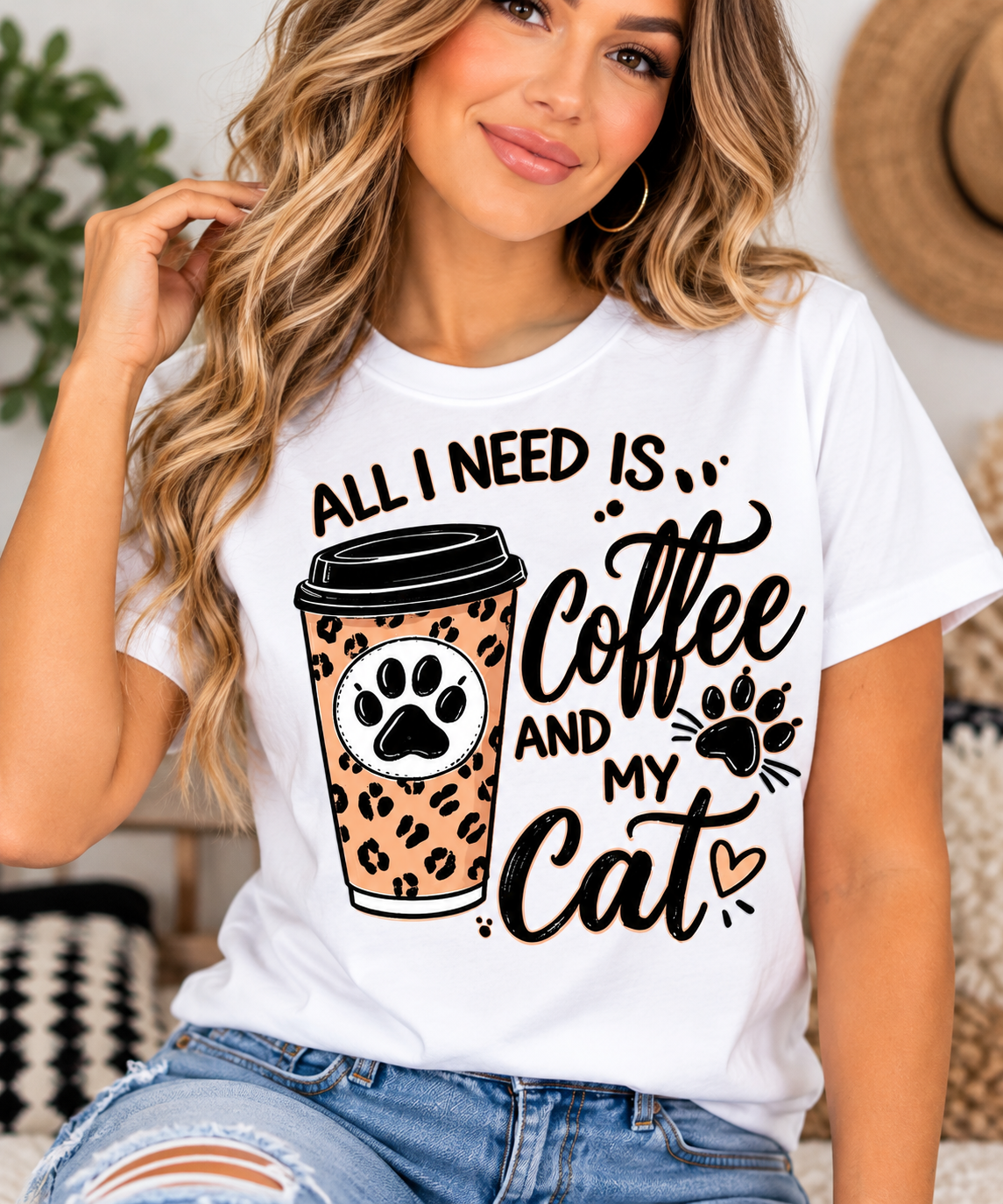 ALL I NEED IS COFFEE AND MY CAT